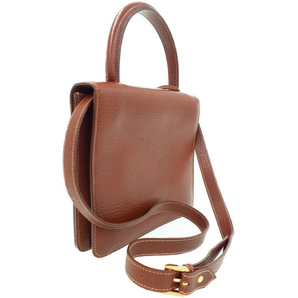 Loewe Shoulder Leather Barcelona Handbag 2way Bag